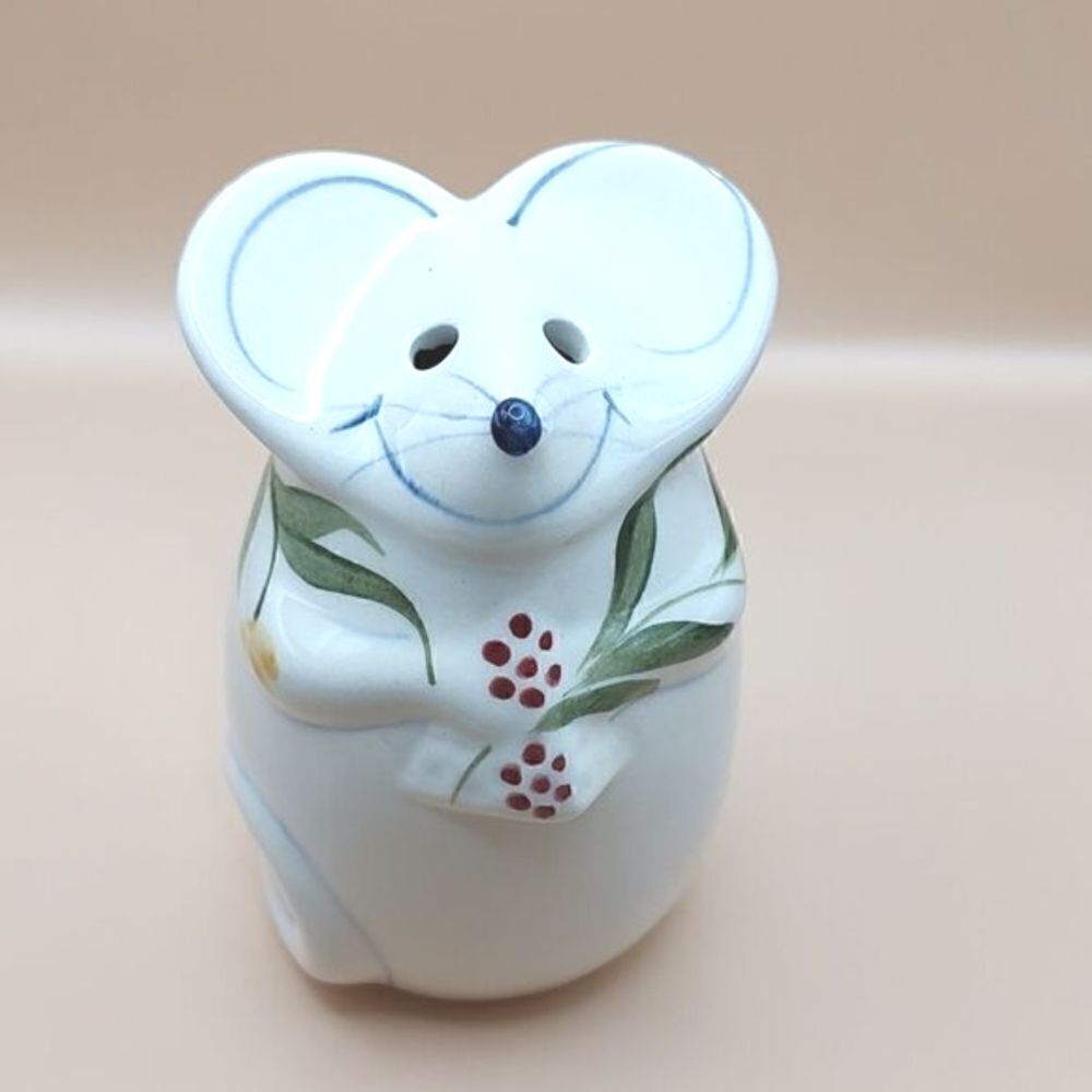 Vintage Gates-Ware Ceramic Mouse Cheese Shaker